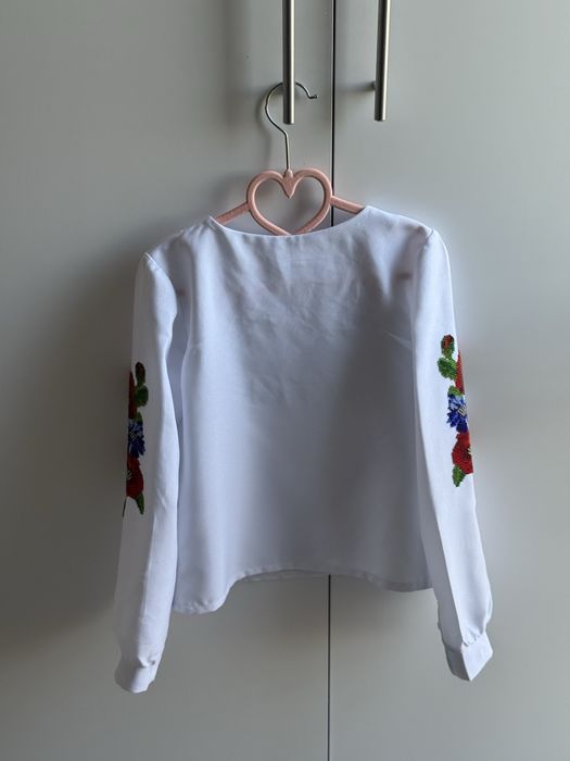 Вишиванка сорочка вишита бісером блуза