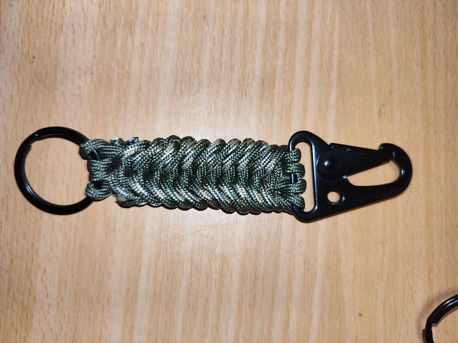 Porta chaves Paracord com gancho personalizado