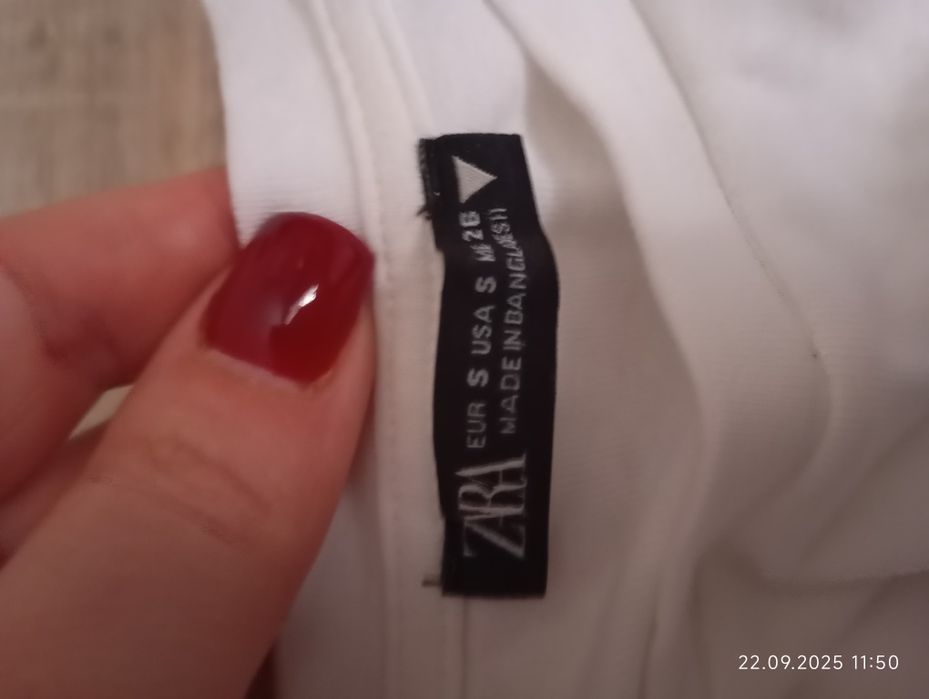 Боди женский с длинным рукавом черный и белый  zara