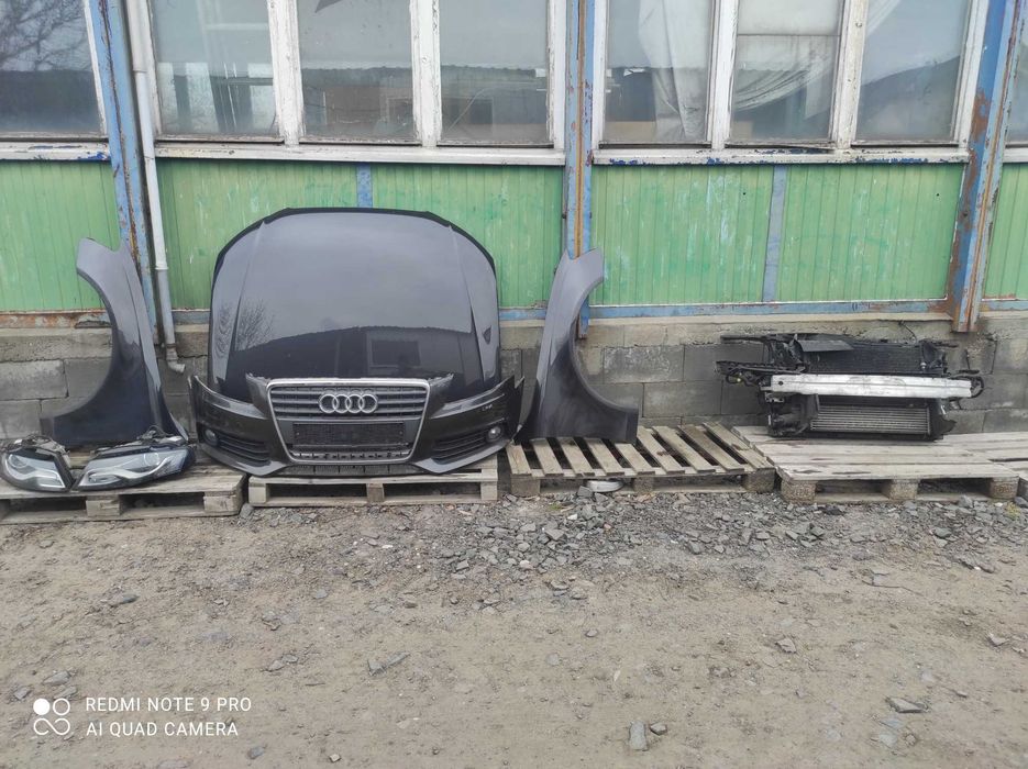 Audi a4 b8 LZ7L maska zderzak Xenon błotnik lampa wzmocnienie