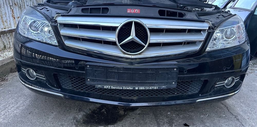 Mercedes C klasa W204 Atrapa Grill GRIL chromowany Avantgarda kompletny ORYGINAŁ ŁADNY części