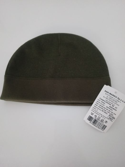 Czapka zimowa khaki roz. 56-57