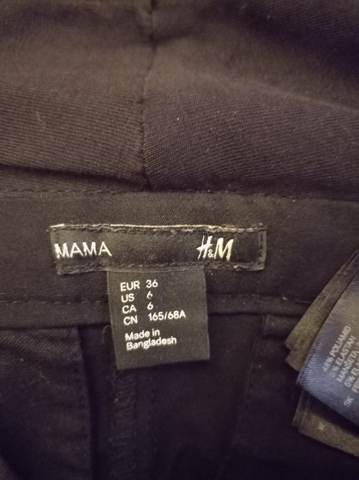 Spodnie ciążowe rozm. 36 H&M