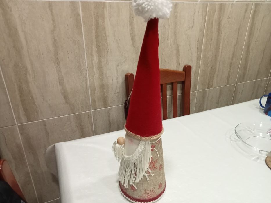Pai Natal feito a mão