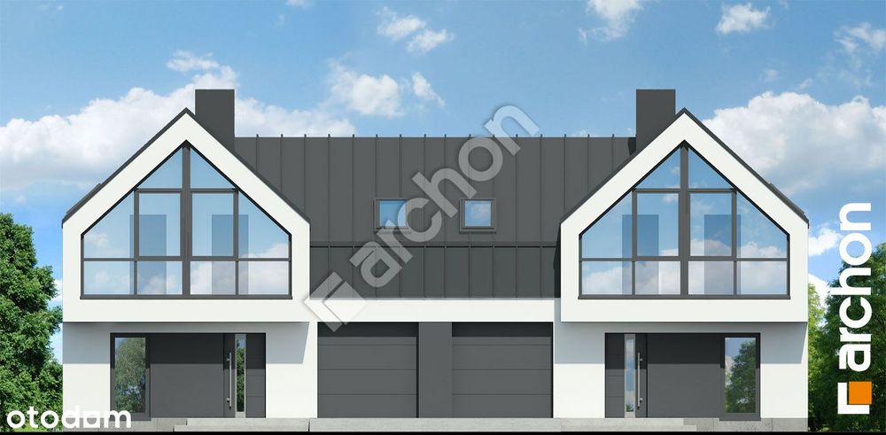 Działka pod bliźniaka – 2 lokale | projekty i pozwolenia | Krobia