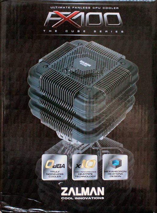 Безвентиляторный кулер Zalman FX100 cube