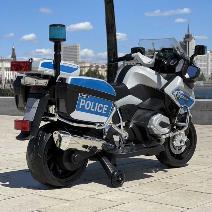 Motocykl POLICYJNY BMW Ścigacz Elektryczny Auto AKUMULATOR RC 2 DZIECI