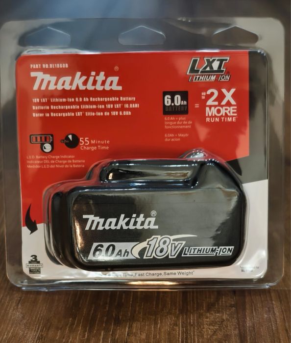 Akumator Makita 6.0 Ah.