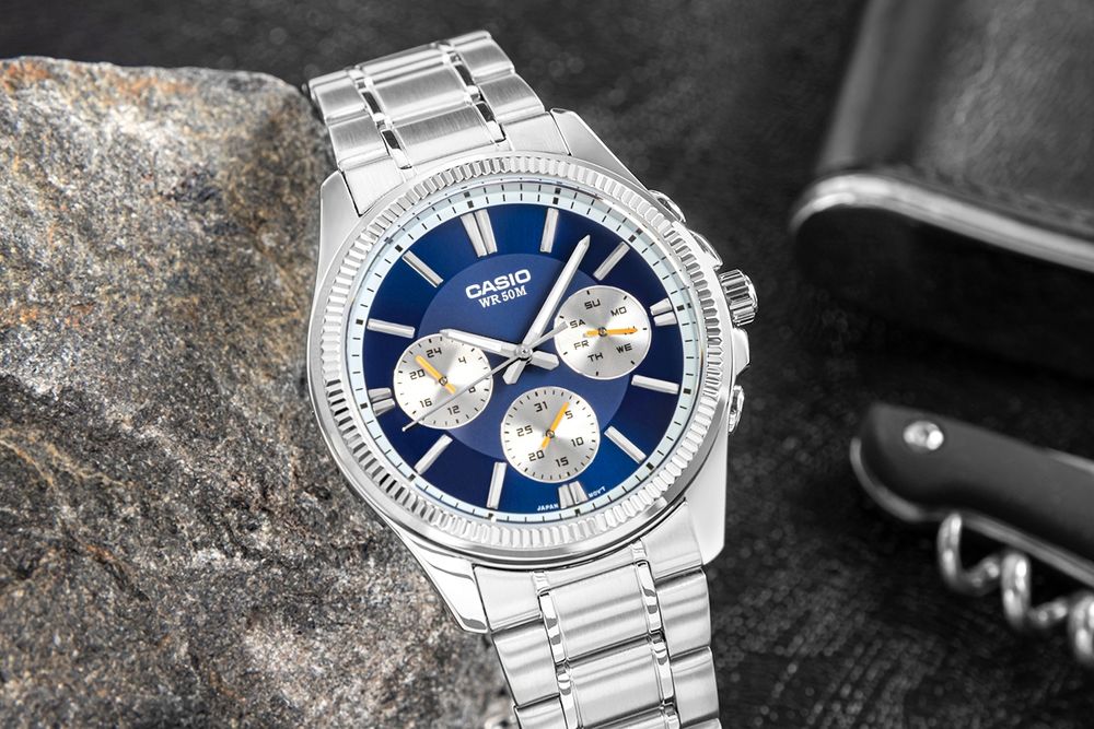 zegarek męski casio mtp-1375d-2a1vdf + box