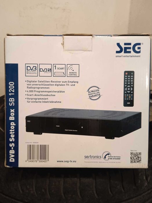 Dekoder DVB-S Seg tylko do telewizji satelitarnej