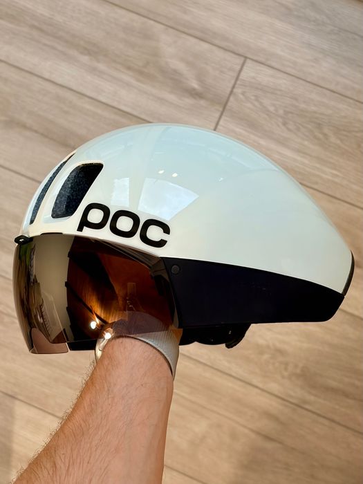 POC Procen Air Kask aero (Size: S) Hydrogen White