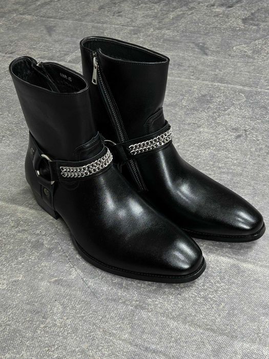 Черевики indie sleeze казаки hedi boy archive boots архив чорні
