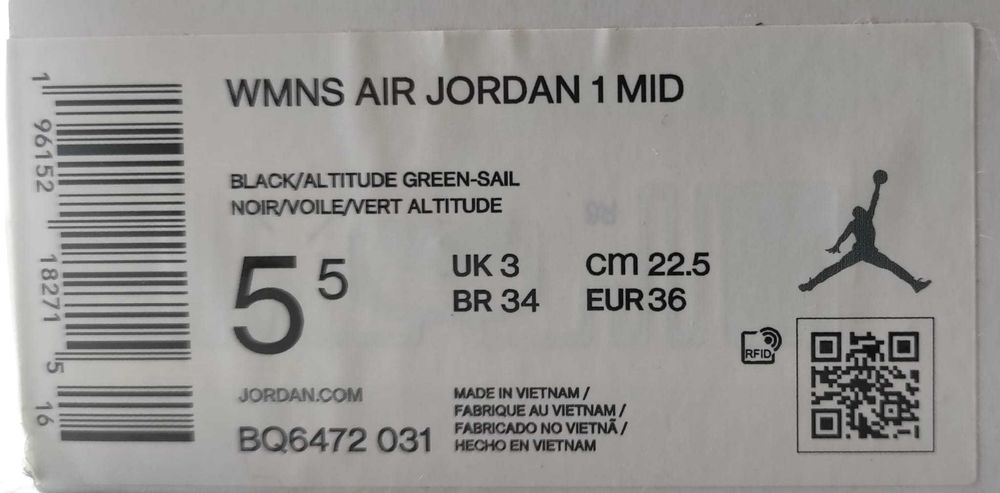 Air Jordan 1 MID para mulher