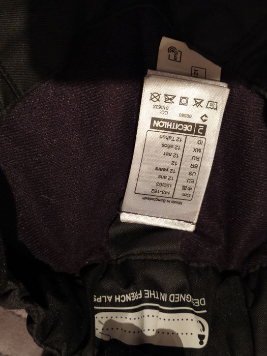 Spodnie chłopięce narciarskie Decathlon r.152-158