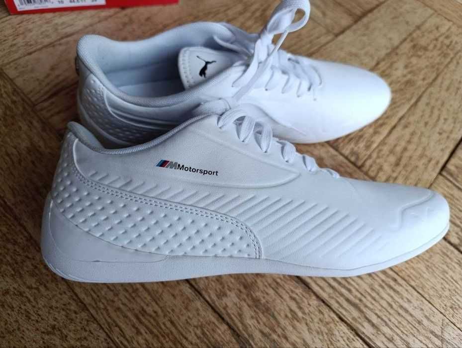PUMA BMW Buty Męskie mms drift cat 7s ultra white. Us11 Uk10 eur44,5