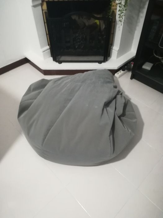 Puff em pele de pêssego