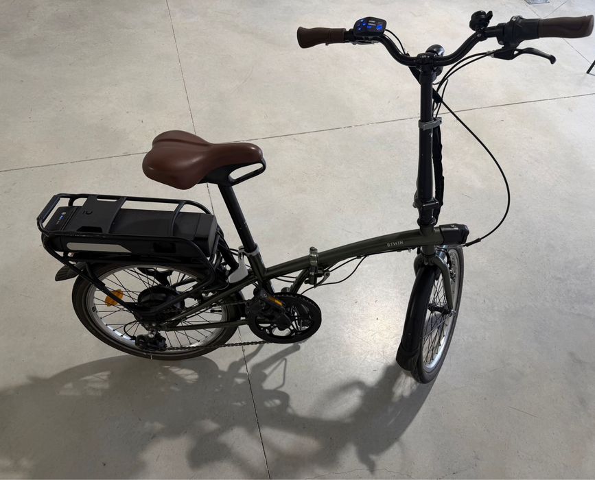 Bicicleta dobrável elétrica E FOLD 500 Azul