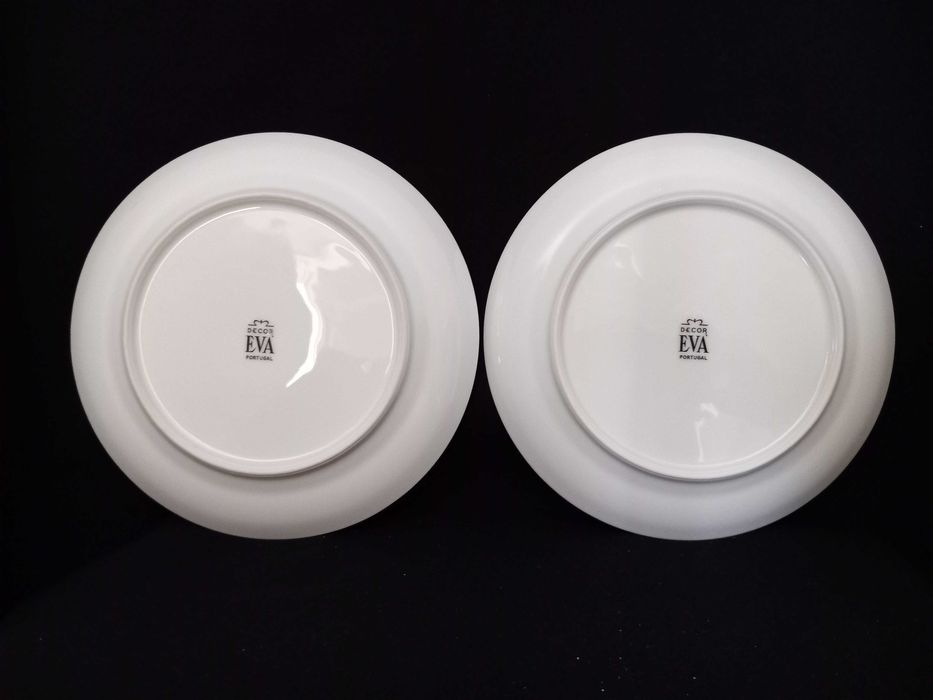 Conjunto de 2 pratos de sobremesa