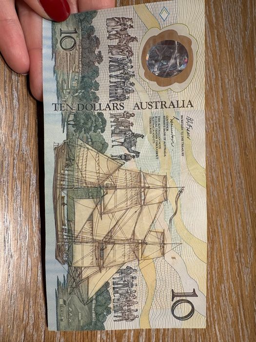 Kolekcjonerski banknot polimerowy dolar australijski z 1988 r