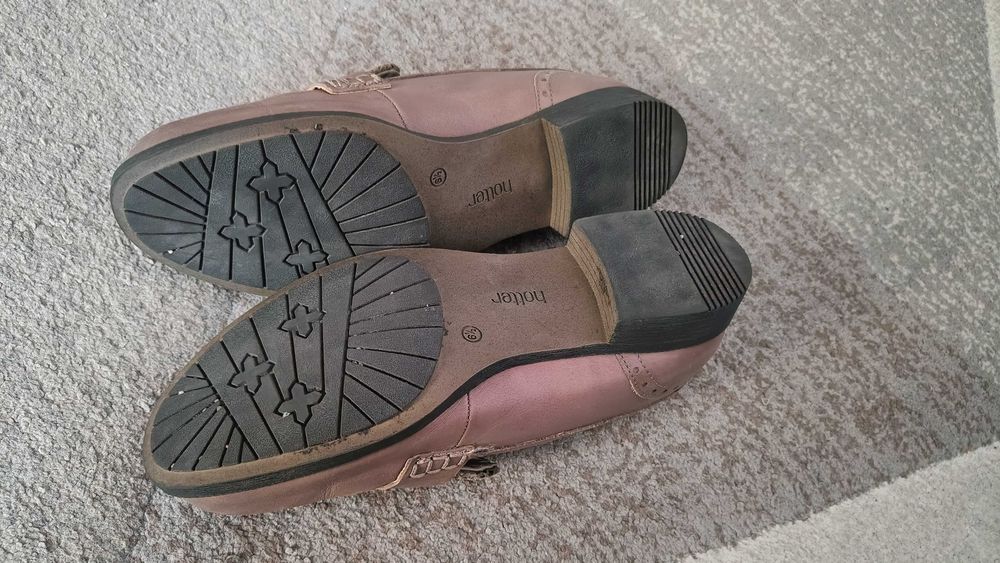 Mokasyny Hotter z salonu ecco wężowa skóra naturalna r.6 25,5cm