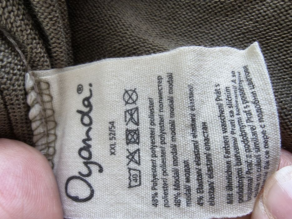 Dres dzianinowy r 52/54 oliwkowy