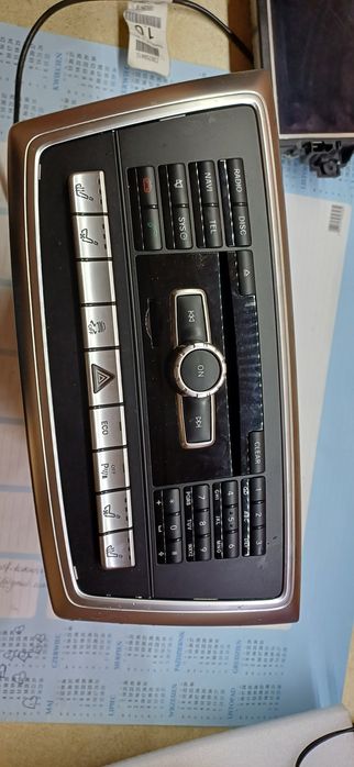 Mercedes GL ML x166 w166 radio navi + ekran + chromowana ramka