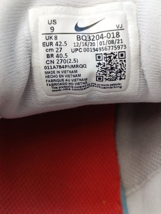 Nike 42-42.5см. чоловічі спортивні кросівки.