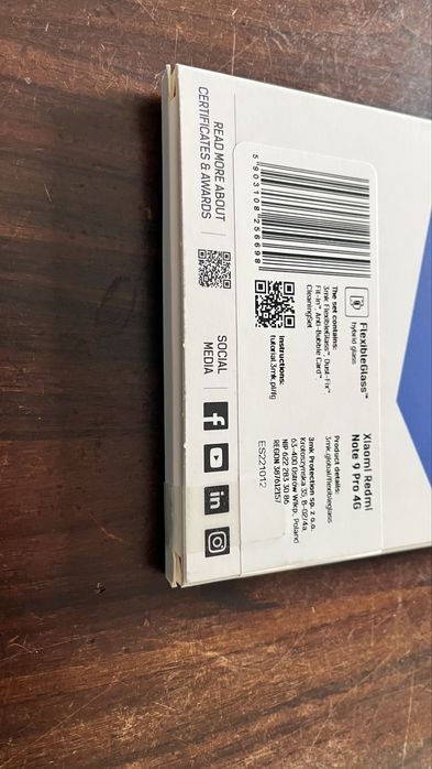 Nowe szkło ochronne 3mk Flexible Glass, Xiaomi Redmi Note 9 Pro