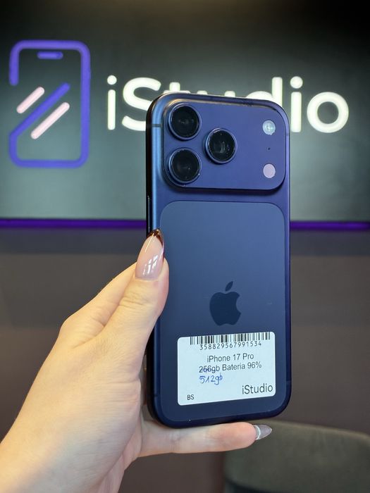 iPhone 17 Pro 512GB Deep Blue- BATERIA 96%- Stan bardzo dobry – Raty 0% – Wysyłka / Odbiór Warszawa GWARANCJA 12 MIESIĘCY!!!