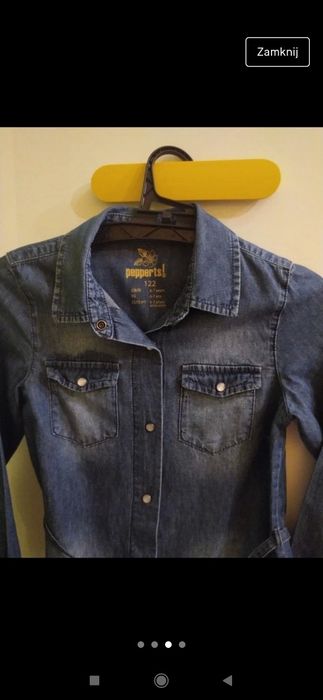 Jeansowa tunika denim girl roz. 122