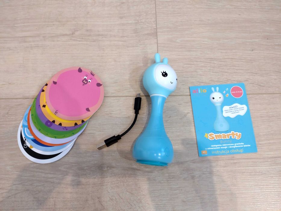 Grzechotka elektroniczna - Alilo Króliczek Smarty Bunny R1