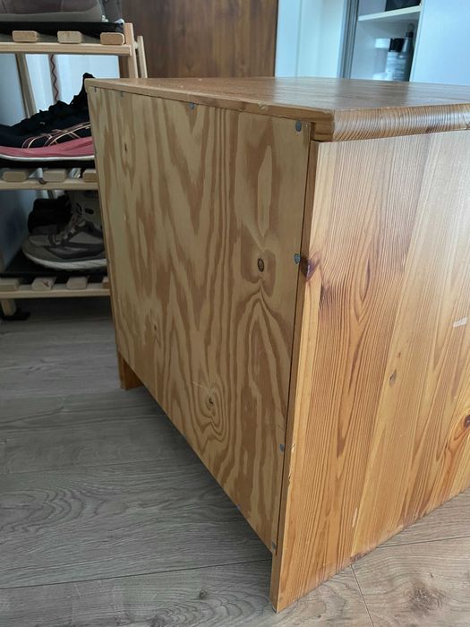 Komoda drewniana z litej sosny 3 szuflady