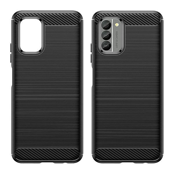 Carbon Case etui Nokia G400 elastyczny silikonowy karbonowy pokrowiec