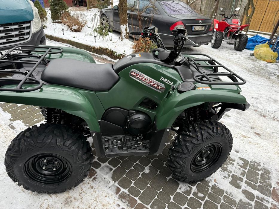 Quad yamaha gryzzli NOWA 550/700 4x42012r.z Pługiem 700km przebieg