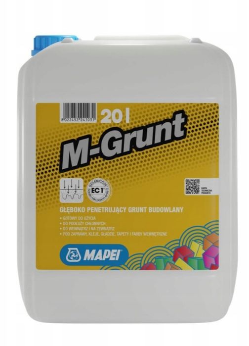 Grunt głęboko penetrujacy M-GRUNT 20L MAPEI - NOWY