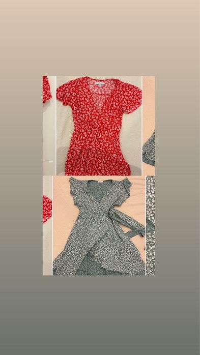 Conjunto dois Vestidos Florais