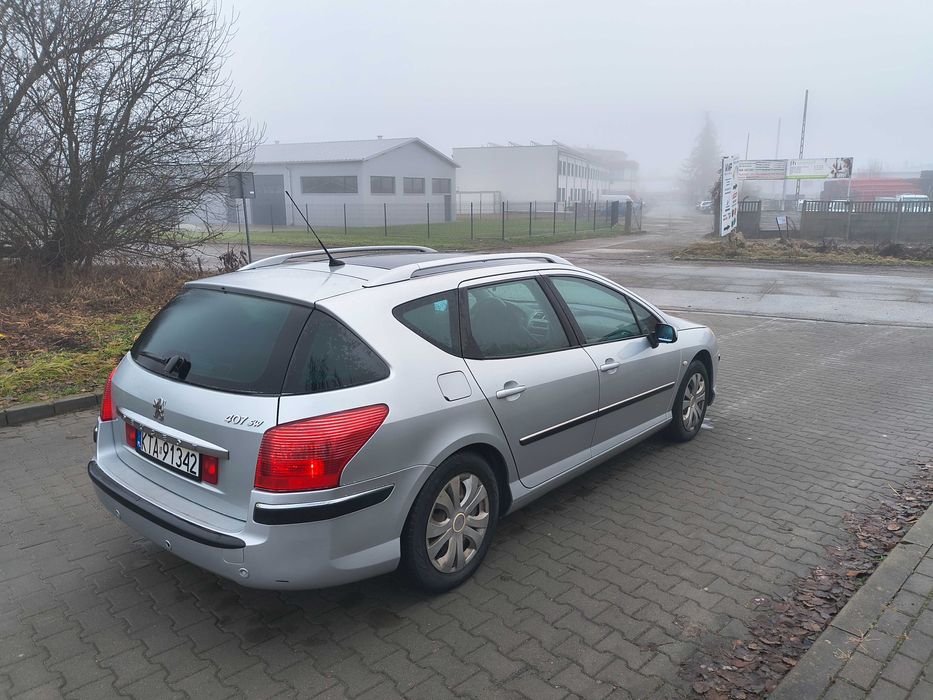 Peugeot 407 SW szklany dach