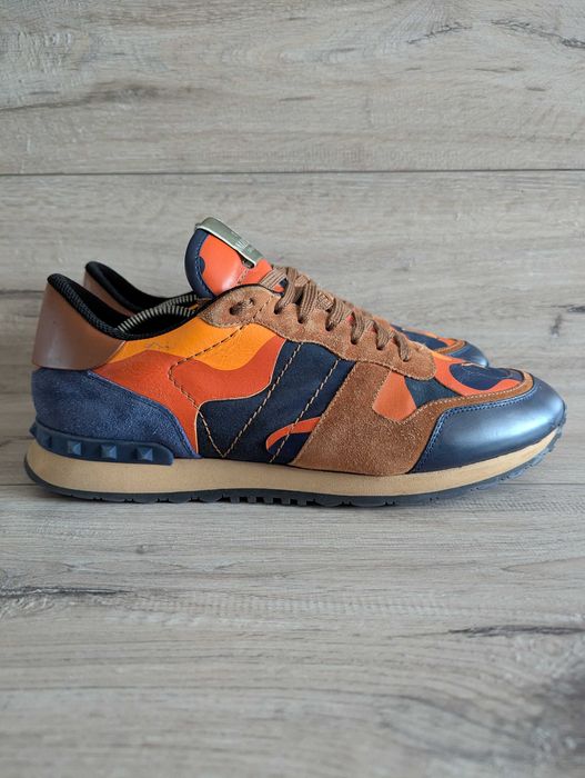 Кроссовки Valentino Garavani Rockrunner Camo 45-46 р 30 см оригинал