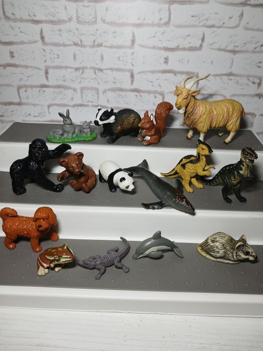 Фигурки ААА крокодил орел  фігурки elc жывотные Schleich шляйх bayala баяла свиня заєць гуска коник лошатко