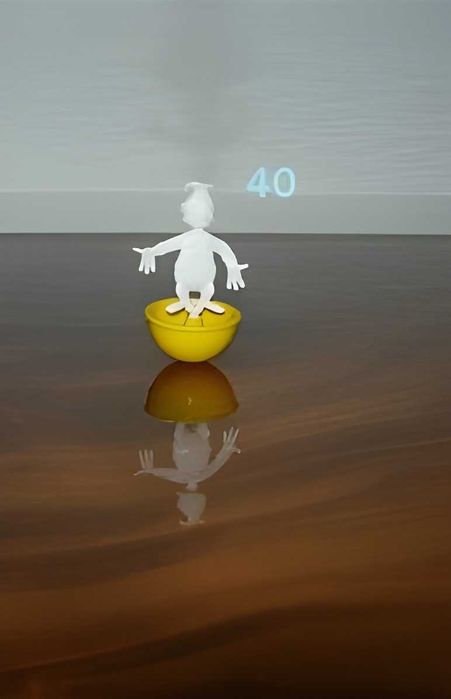 Редкий киндер-сюрприз. Утка-неваляшка - Диснеевский Дональд