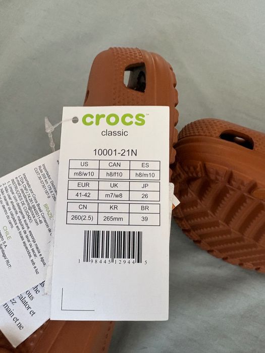 Клоги мюлі шльопанці сабо crocs classic w10 (41-42 розмір)