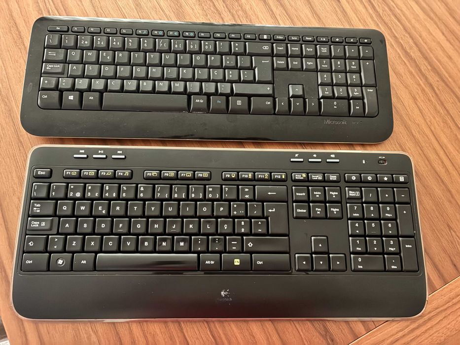 Teclados sem fio Microsoft / Logitech