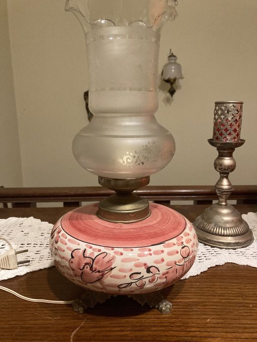 Candeeiros de mesa vontage artigos de coleccionador