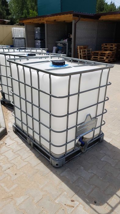 Paletopojemnik , Mauser, Mauzer, IBC zbiornik na wodę deszczowke 1000