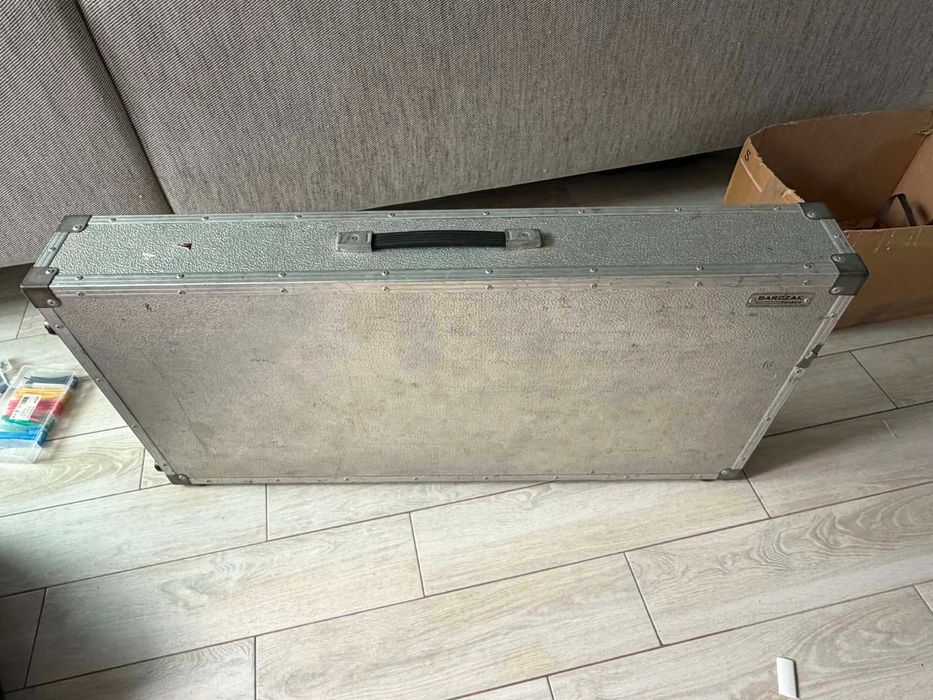 Pancerny Pedalboard Barczak Case 102x49x15 cm | Zasilanie, Jack, LED