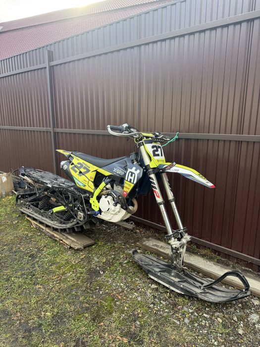 Сновбайк. Husqvarna 350 на гусениці. 80мг.