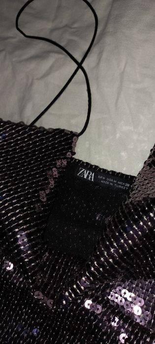 ‼️останній день продажу‼️Ефектна сукня Zara з паєтками