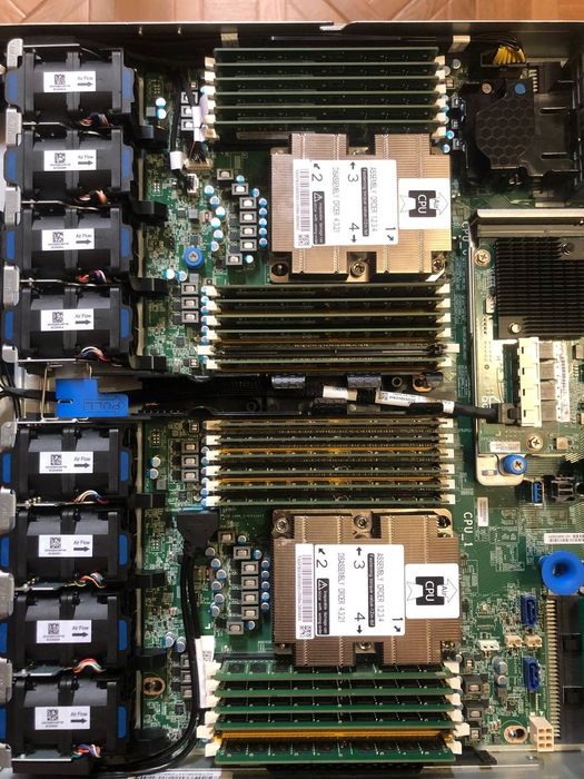 Сервер Xeon CPU40/80, RAM 256GB, ssd 256Gb