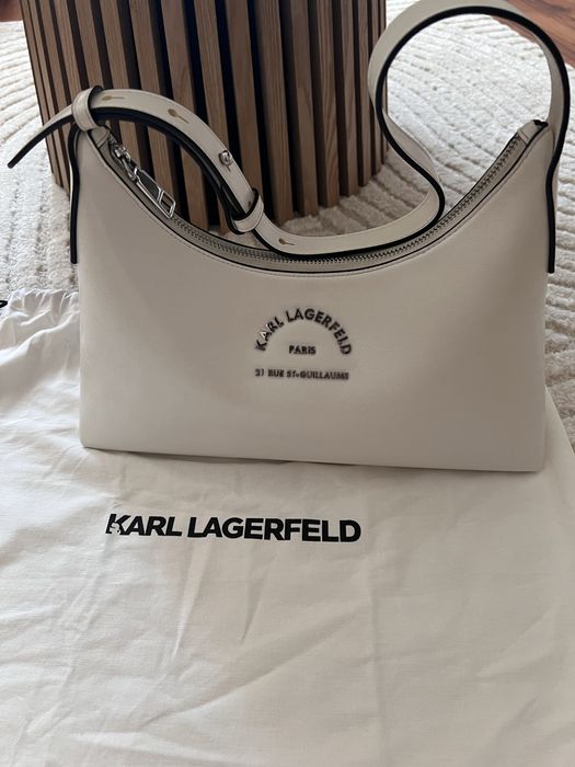 Biała torebka Karl Lagerfeld