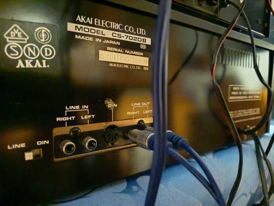 Amplificador Pioneer SA-5300 / Deck Akai CS-702DII / Colunas TEAC  TC-X350i